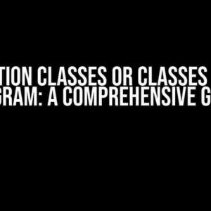 Association Classes or Classes in Class Diagram: A Comprehensive Guide