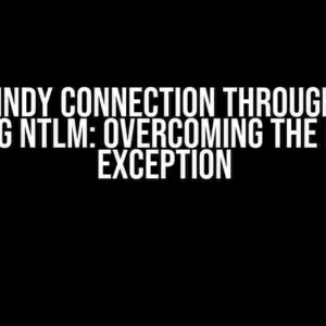 Delphi Indy Connection through Proxy using NTLM: Overcoming the POST Exception