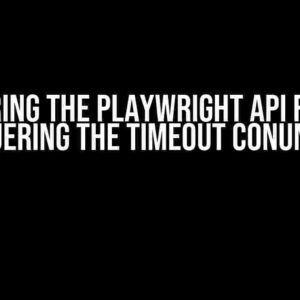 Mastering the Playwright API Fixture: Conquering the Timeout Conundrum